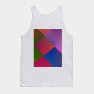 multicolored texture gradient Tank Top